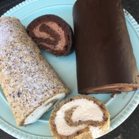 Gluten-free log cakes from Duane Park Patisserie